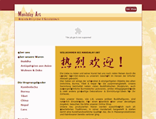 Tablet Screenshot of mandalayart.de